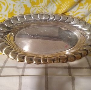 Vintage Oval Bread Serving Tray
